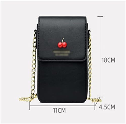 Zhuhw торба за мобилни телефони, женски гласник мини мала торба вертикална мала рамо торба кожа мобилен телефон мала торба