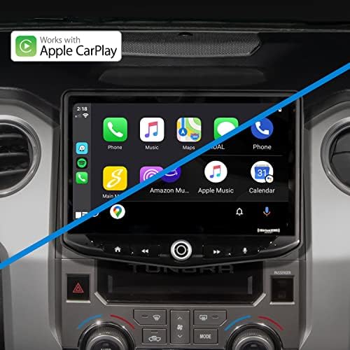 СТИНГЕР Тојота Тундра Инсталација Цртичка Комплет ЗА HEIGH10 Мултимедијални Радио-Задржува Фабрички Карактеристики, Apple CarPlay, Android