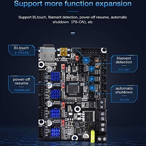 BIGTREETECH SKR Mini E3 V2. 0 Контролна Табла 32bit Тивка Матична Плоча Интегрирана Со Tmc2209 Uart Степер Мотор Возач За Надграден