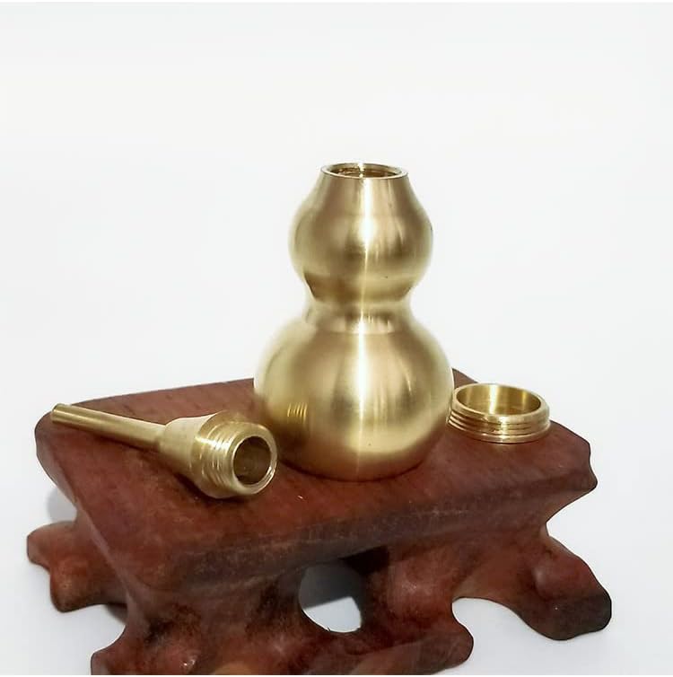 Qiankao 黄铜 空 心葫芦 钥匙扣 挂件 手工 黄铜葫 礼品