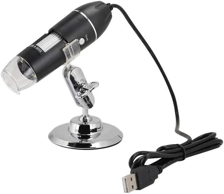 SDGH 1600X дигитален микроскоп LED лупа на камера USB Електронски микроскоп со лифт за мобилен телефон компјутер