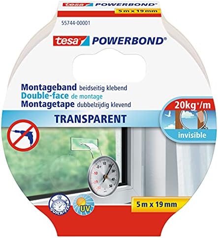 Tesa Powerbond Transparent, 55744-00001-02