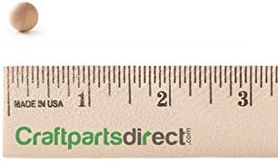 3/8 Инчен Дрвена Тркалезна Топка | САМ Декоративни Топки За Изработка На Дрво | Недовршени Дрвени Сфери-од Craftpartsdirect.com | Торба