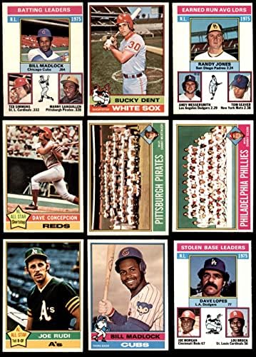 1976 година, делумно комплетен комплетен комплет за бејзбол о-пи-чиј
