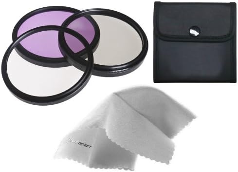 Дигитална NC со висока оценка со висока оценка, мулти-навој, 3 парчиња комплет за филтрирање на леќи + NWV Директна крпа за чистење на