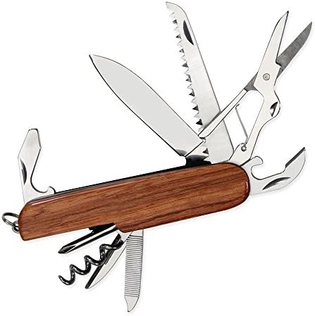 Димензија 9 пријателе 9-функција со повеќе намени нож за алатки, Роузвуд