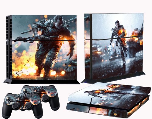 PS4 кожи битка поле 4 винил налепница bf4 покритие За Sony playstation 4 конзола
