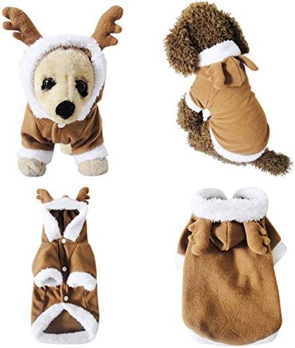 Пакет-2 предмети симпатична куче мачка грда Божиќен џемпер, смешен пакет за фустани за миленичиња елк