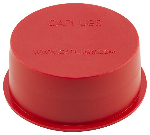Caplugs ZTV12PQ1 пластично залепено винил капа и приклучок. TV-12p, PVC, Cap OD 0,720 приклучок ID 0,950, црвено