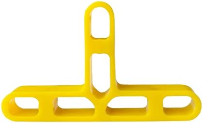 1/4 ”& 5/16” Систем за израмнување на плочки Керамички клипови плочки за смеса за гаснење на плочки за вградување на wallидот на подот Шарен растојание -yellow)