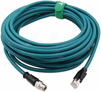 Хангтон М12 Етернет 8 Пински Х-Кодирани RJ45 Гигабит КАБЕЛСКА МАЧКА-7e За Basler Congex Е2000 7000 8000 Сензор За Индустриска Камера