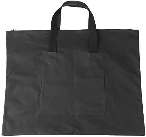 Торба за датотеки со папка, а2 торба за чување на табли за цртање, табла за сликање на црна оксфорд, прилагодлив каиш со двојна