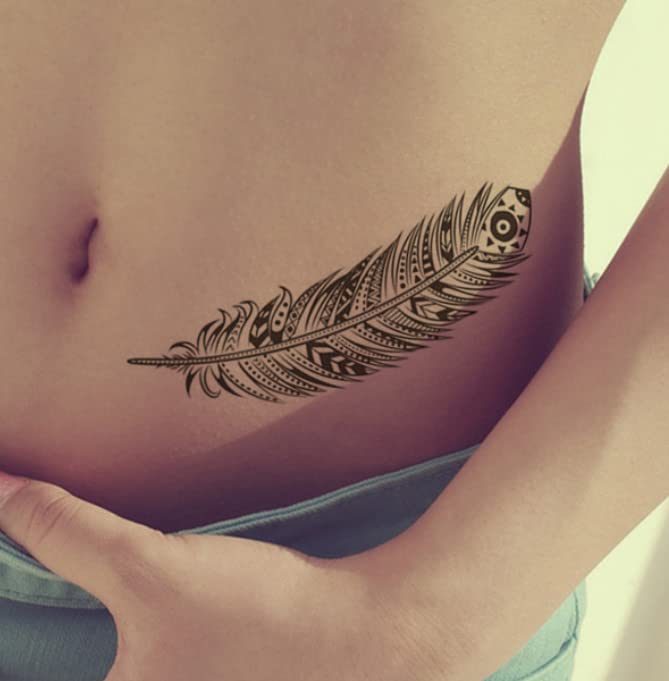 3 листови црна водоотпорна налепница за привремена тетоважа мандала цветно тело уметност лажна тетоважа блиц тетоважа налепница женски женски