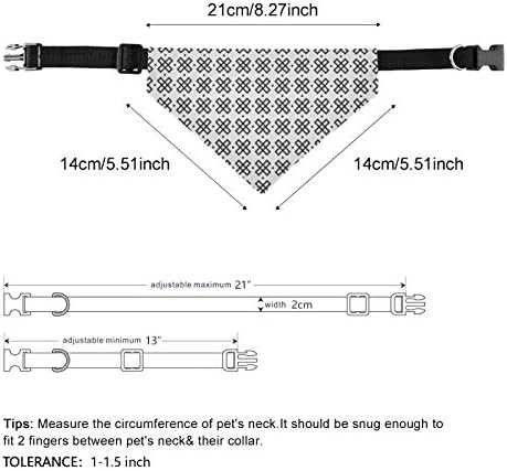 Куче Бандана Класичен Убав Модел Куче Јака Триаголник Куче Шамија Прилагодливи Куче Лигавчиња За Кученца Мали Средни Големи Кучиња Мачки