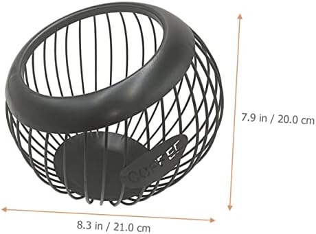Кабилок 2 парчиња Соба Жица Коси Контра Чувар Станица Влошки Овошје Еспресо Бар Кујна Додаток Шеќер За Кафе Кошница Засладувачи Креативен Носител Железо Рингишпил