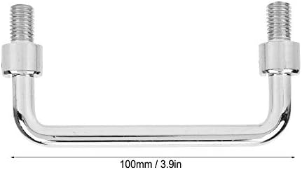 Волфронт 3,9 во индустриска рачка од не'рѓосувачки челик, сребрена метална метална рачка за влечење за врати за прозорецот Алатки за хардвер
