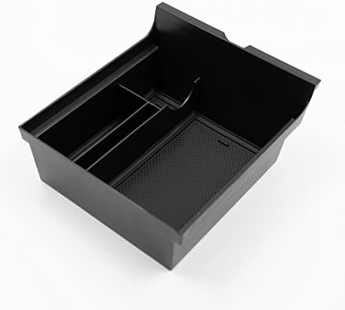 Организатор на конзола Yjylevel Centrons Tray For for 2021 2022 Tesla Model 3/y кутија за складирање на потпирачи за рака, силиконски додатоци за внатрешни работи, скриена кутија за склади?
