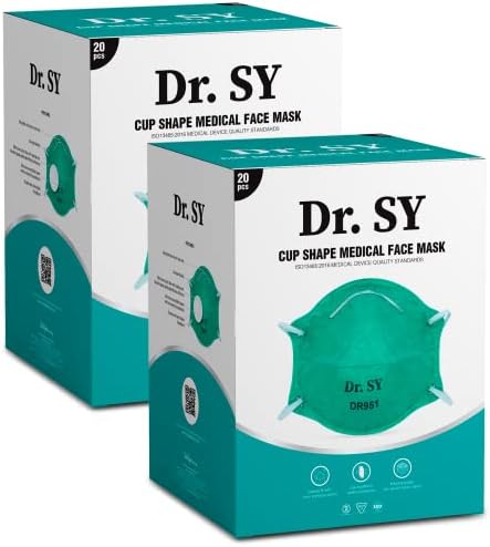 Д -р. SY-чаша облик Медицинска маска за лице DR951, лична заштитна опрема честички респиратор, 5-полна безбедносна маска