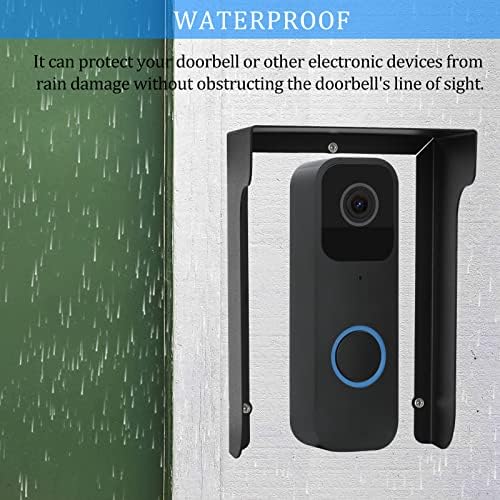 Врв на вратата на вратата на VvHooy Компатибилен со видео-вратата, вратата на вратата на Google, Blink Video Voorbell, металниот штит на водоотпорен заштитник на водоотпорот на вра