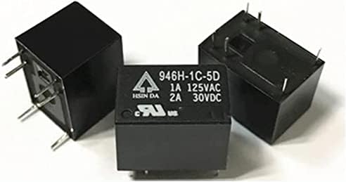 Relay Agounod 10pcs/lot оригинално ново реле 946H-1C-5D 5VDC 946H-1C-12D 12VDC 946H-1C-24D 24VDC 6PINS 2A 946H 1C 24D 24V 5V 12V