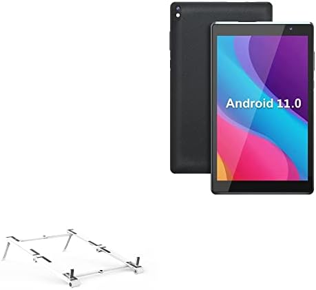 Штанд на Boxwave и монтирање компатибилен со Coopers Android Tablet CP80 - Standебни алуминиумски штанд 3 -во -1, преносен, штанд