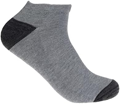 Чорапи на атлетски глуждови на Докерс Менс-10-пакувања со ниско сечење спортови и тренинзи чорапи за мажи со големина 10-13