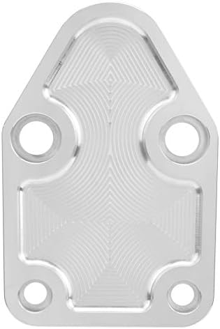 Плоча за пумпа за гориво Akozon, комплет за монтирање на плочата за монтирање на пумпа за гориво CNC со заптивка за заптивка за мал блок