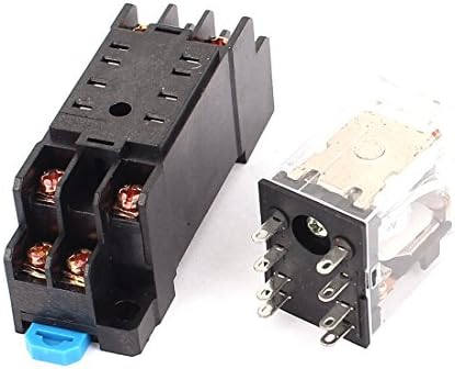 AEXIT HH52P-L AC релеи 12V калем 8 игла 35мм DIN Rail Real Red Light Enower Solid State Relays Wocket Wocket Wocket Wocket