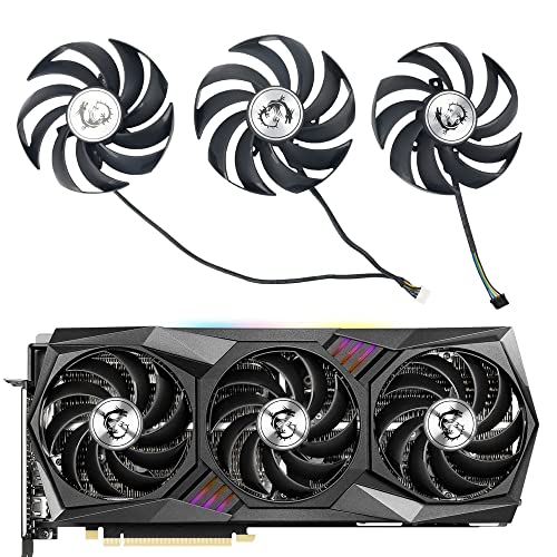 Ладење 90мм 4пински Фанови На Графички Картички За Msi GeForce Rtx 3060 3070 3080 3060ti 3070ti Gaming X Трио, Навивачи НА