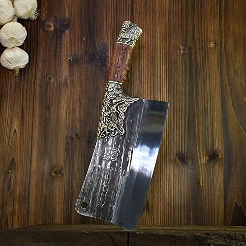 CRIVERS Cleaver Нож, Месо Cleaver, Longquan рачно изработени кујна сечкање нож чиста рака-фалсификувани кујна нож антички ретро сечење готвач