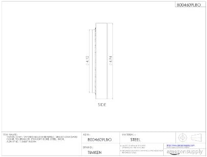 Конус на лежиште со лежиште на Timken - 27691