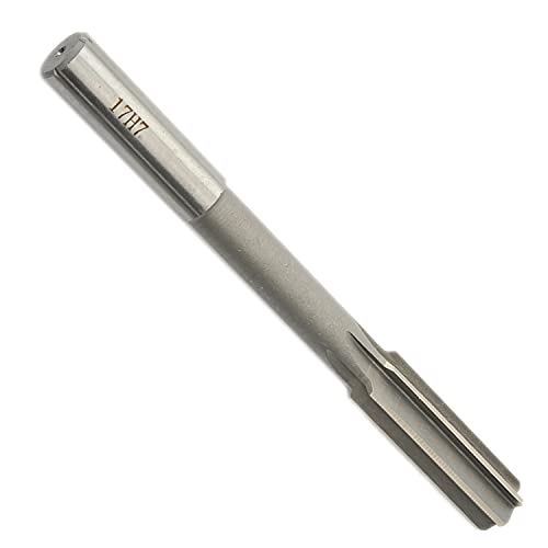 Auniwaig Chucking Reamer 17mm H7 HSS 0,67Inch Lathe Machine Reamer Прави флејти со тркалезна алатка за мелење на мелење за машина за