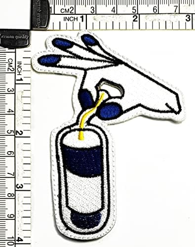 Кленплус Цртан Филм Сина Конзервирана Рачна Лепенка Везена Значка Железо На Шие На Амблем За Јакни Фармерки Панталони Ранци Облека Налепница Уметност Пијалок Пиј?