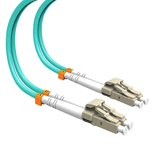 Кабел Scetrend LC до LC Fiber Patch, 3FT 1M OM3 мултимоден дуплекс 50/125um 10g трансмисија LSZH Оптички кабел за оптички влакна -3 стапки