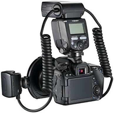 YONGNUO YN24EX YN-24EX 24EX, TTL Макро Прстен Флеш ПРЕДВОДЕНА Макро Флеш Speedlite, со 2pcs Флеш Главата и 4pcs Адаптер Прстени За Canon