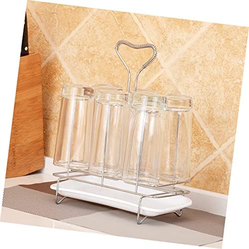 Zerodeko 1 Поставете чаши за решетки за кафе декоративни за гаџет сребрена чаша железна чаша сушење дома чај складирање пиење со