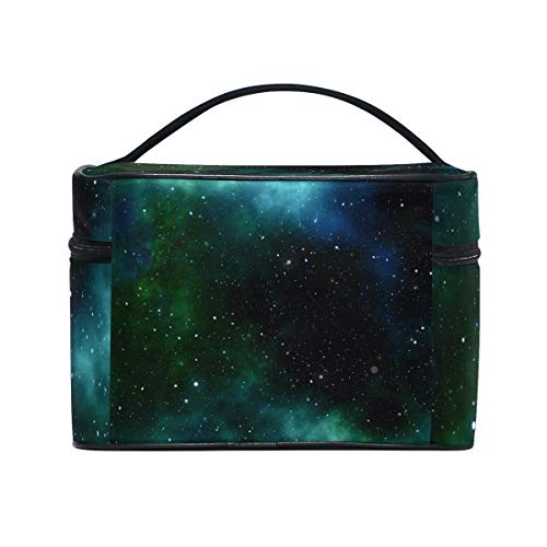 Пренослив Галакси Ноќна Ѕвезда Патување Козметичка Торба Торба За Шминка Организатор На Случај За Шминка Тоалетна Торба Со Голем Капацитет За Козметика Алатки За