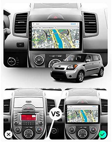 Bestycar 9 Android Автомобил Стерео Радио За Kia Soul AM 2008-2011 Окта Јадро Андроид 10.0 Touchscreen Headunit поддржува GPS Навигација
