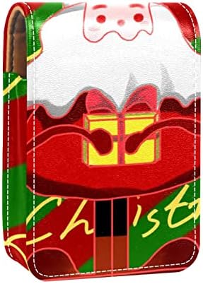 Кутија ЗА Кармин ОРИУКАН СО Огледало Симпатична Пренослива Торба За Шминка Козметичка Торбичка, Цртан Филм Дедо Мраз Среќен Божиќ