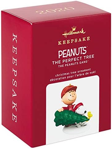 Hallmark Keepsake Christmas Ornament 2020, Gang Charlie Brown, Snoopy и Woodstock Совршено дрво Совршено дрво