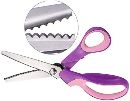 Nejlsd розови ножици за ткаенини од 5 мм, не'рѓосувачки облекувачки ножици за шиење челик ракувани со професионална зиг -ткаенина занаетчиски