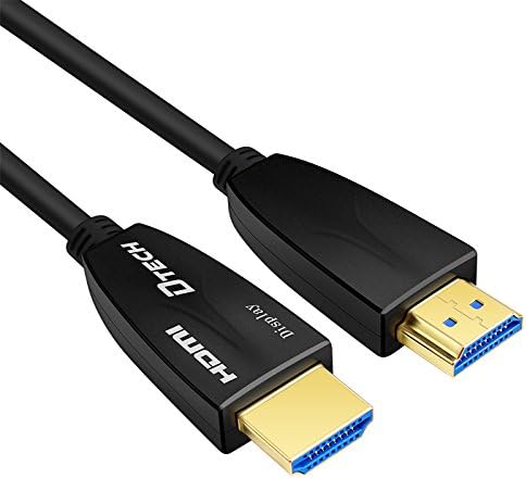 DTech 10 Метар Оптички ВЛАКНА HDMI Кабел 4K 60Hz 18gbps HDR 444 422 420 Под-Земање Мостри Со Голема Брзина Во-Ѕид Номинална