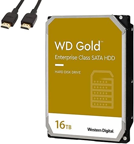 Западен Дигитален-Wd Злато 16tb Претпријатие Класа Хард Диск-7200 ВРТЕЖИ ВО МИНУТА КЛАСА SATA 6Gb/s 512MB Кеш 3.5 Инчен HDD - WD161KRYZ