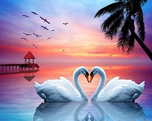 Лебеди Во Љубов - 1000 Парче Дрвена Загатка-Забава Затворен Активност За Љубителите На Загатка