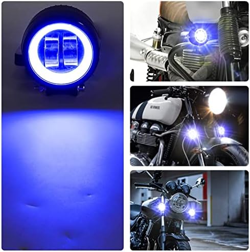 NWpangu LED Мотоцикл Светла За Возење, 20w Круг LED Дневно Трчање Светлина 3-Инчен Мотоцикл Дополнителни Светла 12V/24V Магла Светла,