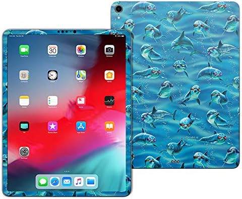 MOINYSKINS SKING компатибилна со Apple iPad Pro 12.9 ″ - Долфин банда | Заштитна, издржлива и уникатна обвивка за винил декларална обвивка | Лесен