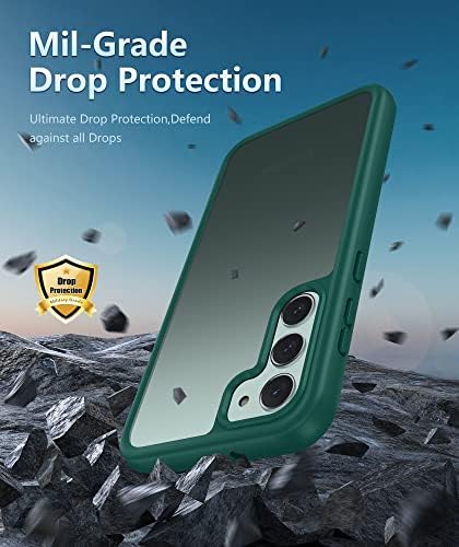 Fntcase За Samsung Galaxy S23 Случај: Воено Одделение Заштита Од Капка Мобилен Капак Со Вграден Заштитник На Екранот | Солиден Тпу Отпорен