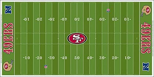 Тудор Игри сан Франциско 49ерс Нфл Поле Покритие 36х18 Инчи Голем За Модел 9092