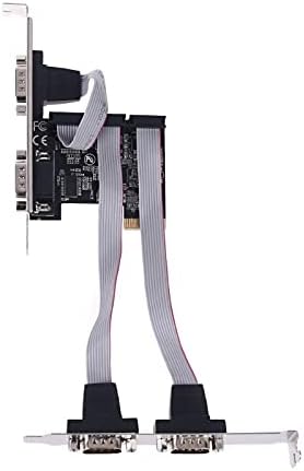 Конектори T21B 99100 чипсет PCIe 4 пристаништа Сериски додаток на картичка Multi RS232 DB9 COM EXPANSION RISER ADAPTER