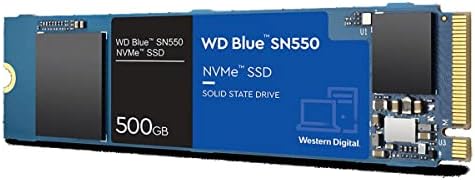 WD Blue SN550 NVME SSD WDBA3V5000ANC - Disque SSD - 500 GO - Interne - M.2 2280 - PCI Express 3.0 X4